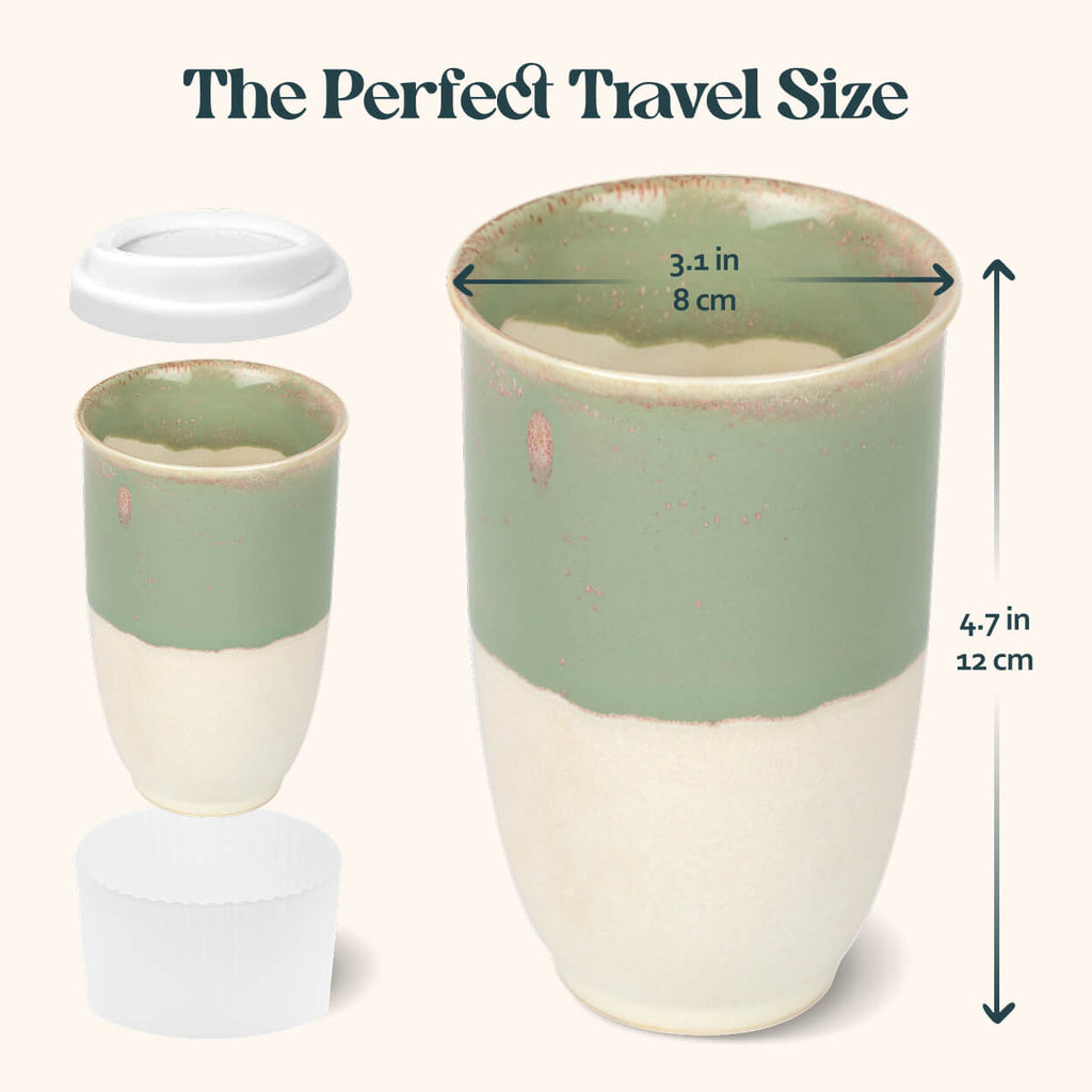 Sage Green Cup 12oz