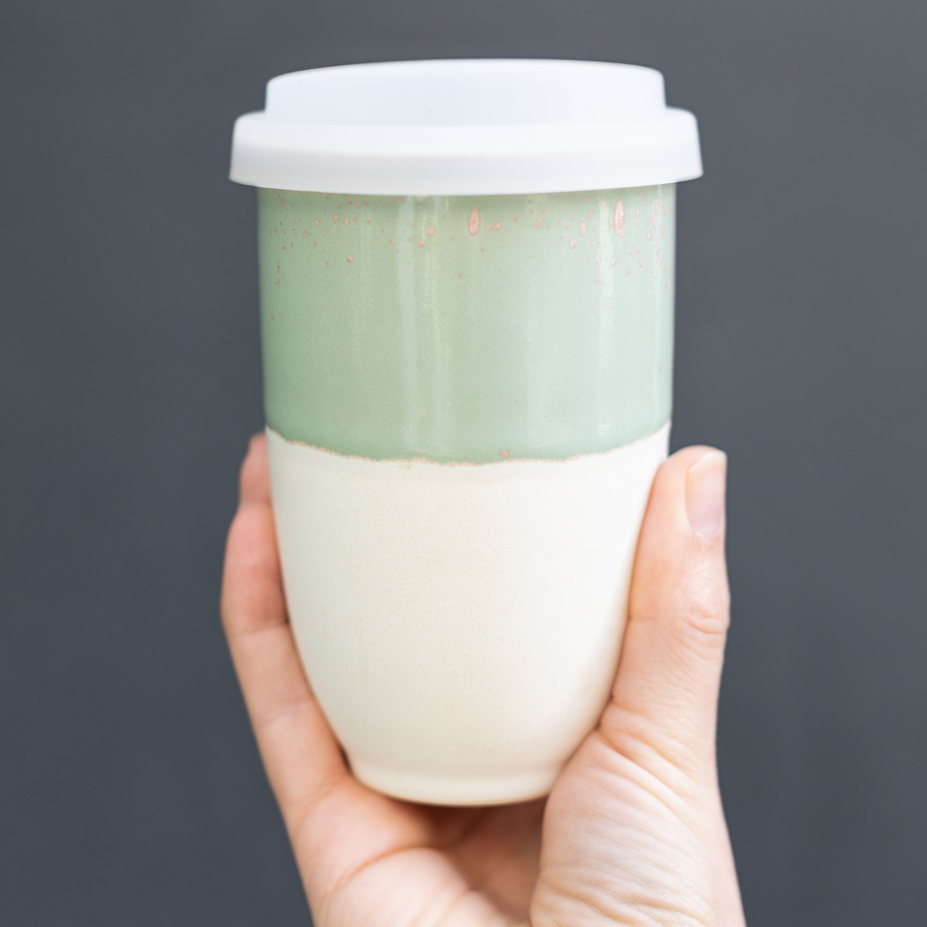 Sage Green Cup 12oz