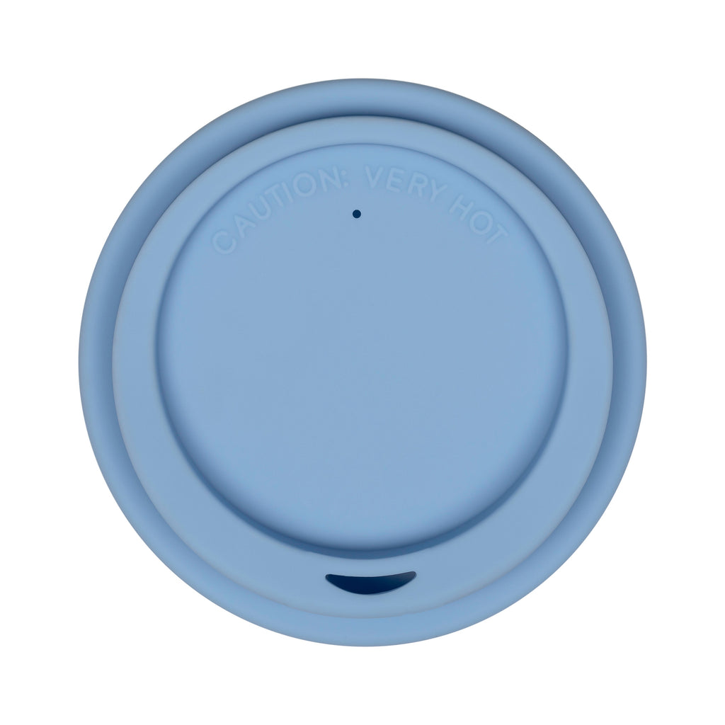 Blue Lid and Sleeve for 12oz cup