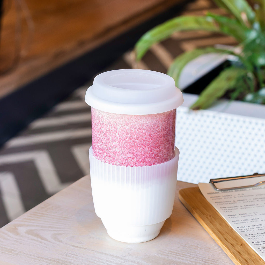 Coral Pink Cup - 16oz