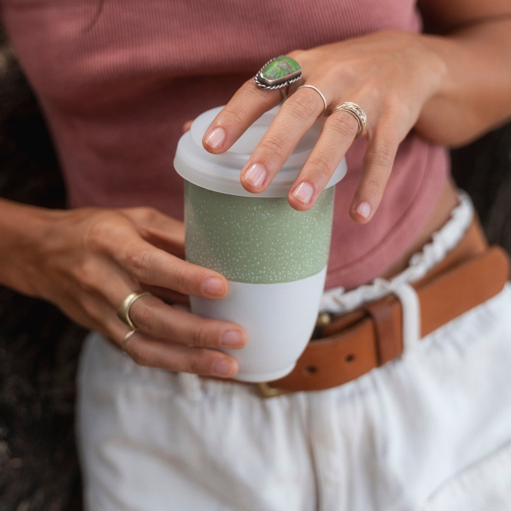 Sage Green Cup 12oz