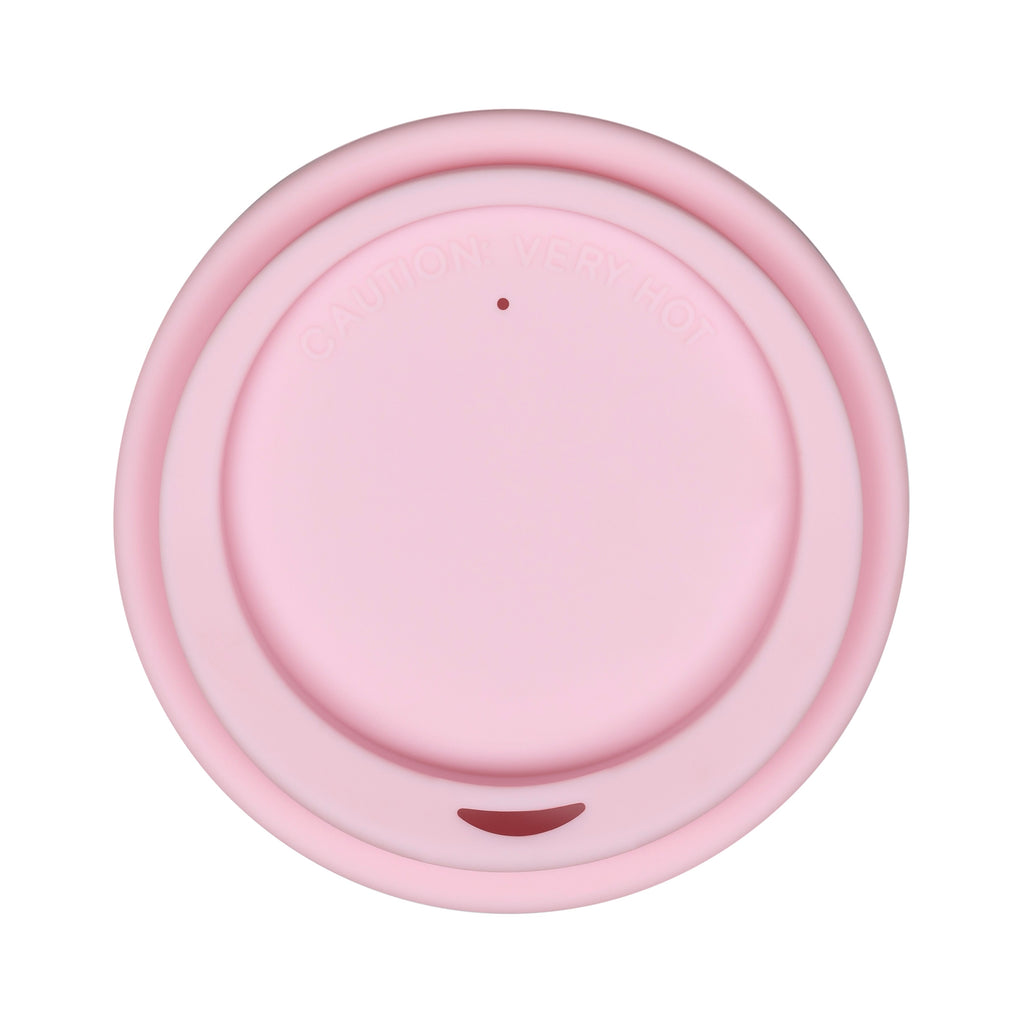 Pink Lid and Sleeve for 12oz cup